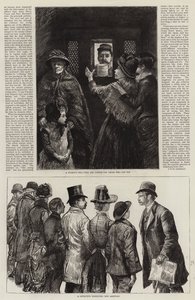 Schizzi ai tribunali di polizia di Londra